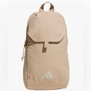 Adidas Essentials Crossbody 3 Sling Bag With Phone Pocket in Sandstone/Beige-NWT